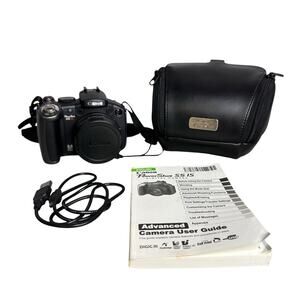 Canon PowerShot S5 IS 8MP Digital Camera 12x Optical Zoom Works Bag Strap Tested